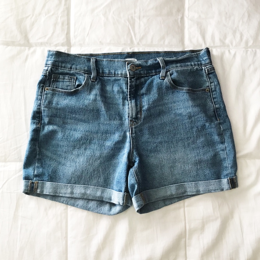 old navy cuffed shorts